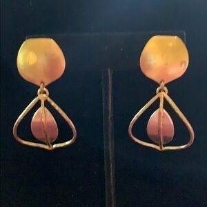 Gold/ silver drop Earrings